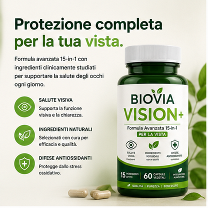 Biovia Vision+™ Formula avanzata per gli occhi 15 in 1