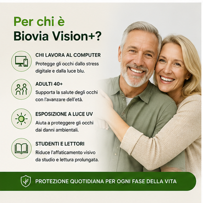 Biovia Vision+™ Formula avanzata per gli occhi 15 in 1