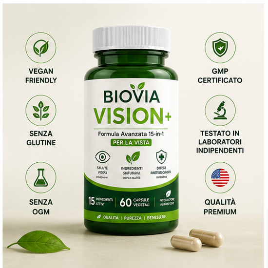 Biovia Vision+™ Formula avanzata per gli occhi 15 in 1